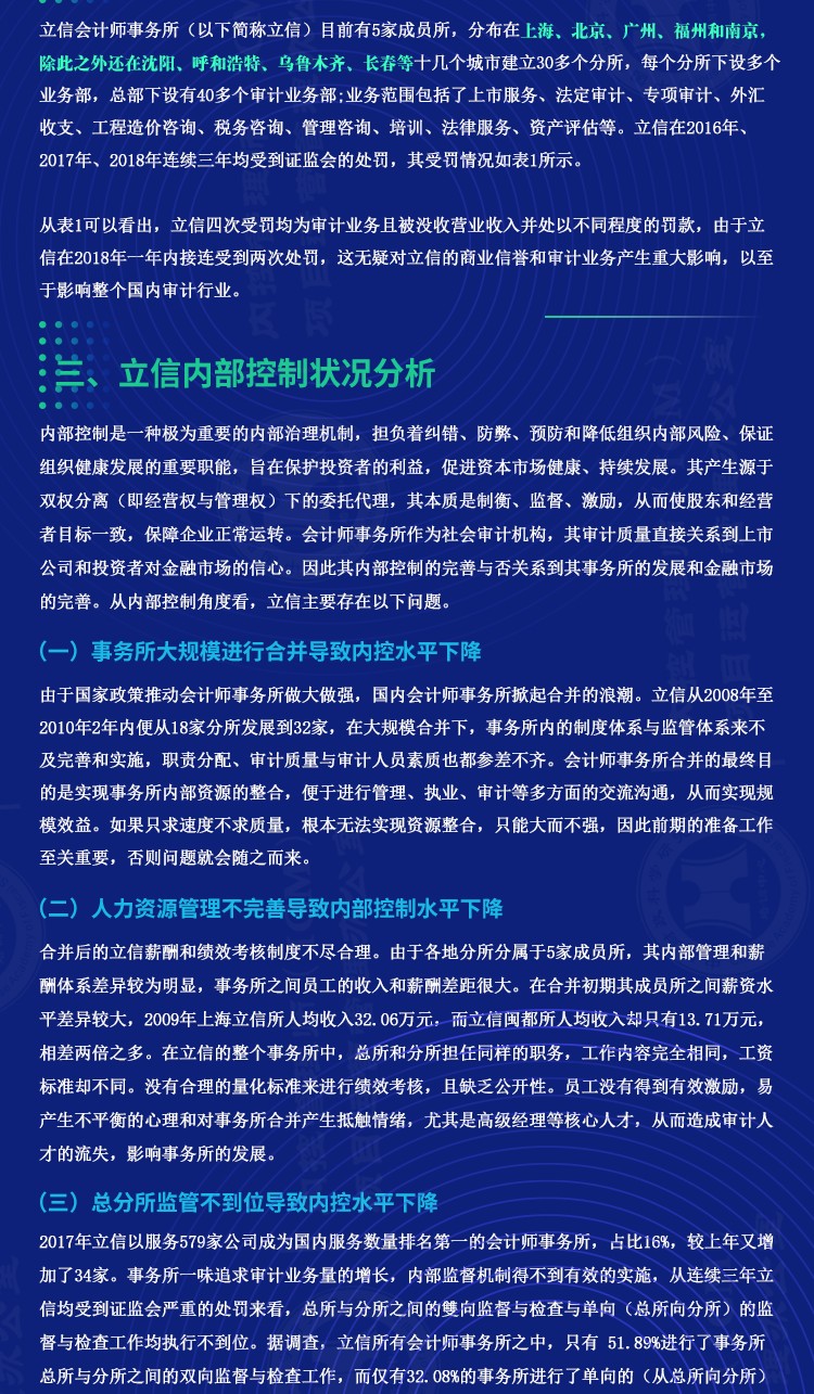 第三方會計師事務(wù)所內(nèi)部控制研究